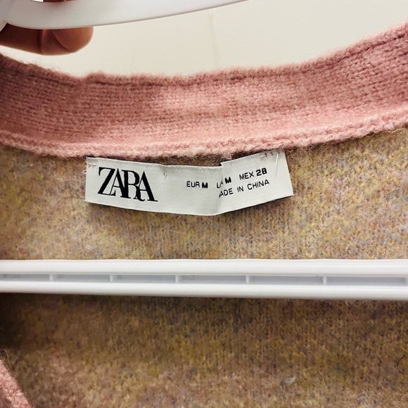 Zara cropped button sweater size M - Picture 3 of 6